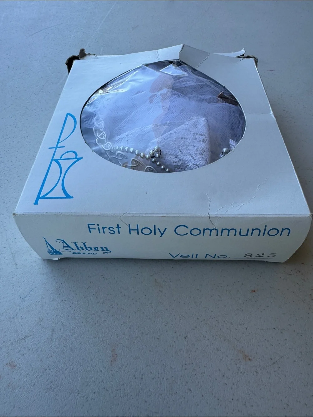 Vintage First Holy Communion Veil Abby Brand #825.